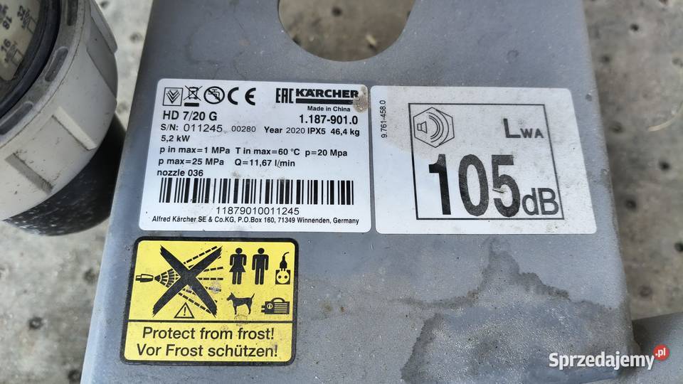 Myjka ciśnieniowa spalinowa Karcher HD 720 G Mielec