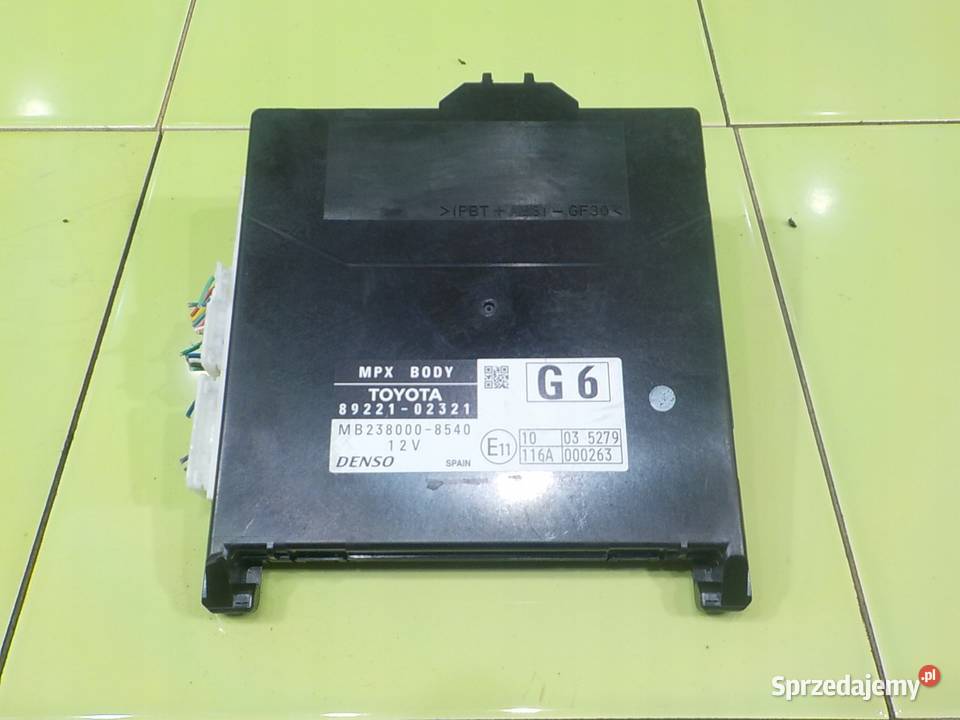 TOYOTA AURIS I LIFT 18 VVTI 11r HB 5D sterownik Suków