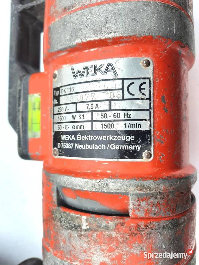 WIERTNICA WEKA DK116 UŻYWANA SPRAWNA gwint M16 Gaszowice