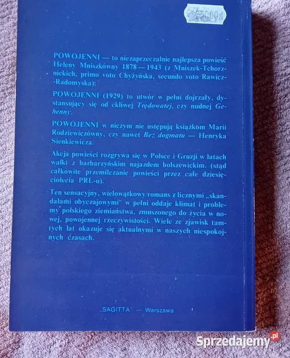 Helena Mniszkówna Powojenni Sagitta 1991 r wielkopolskie Koźminek
