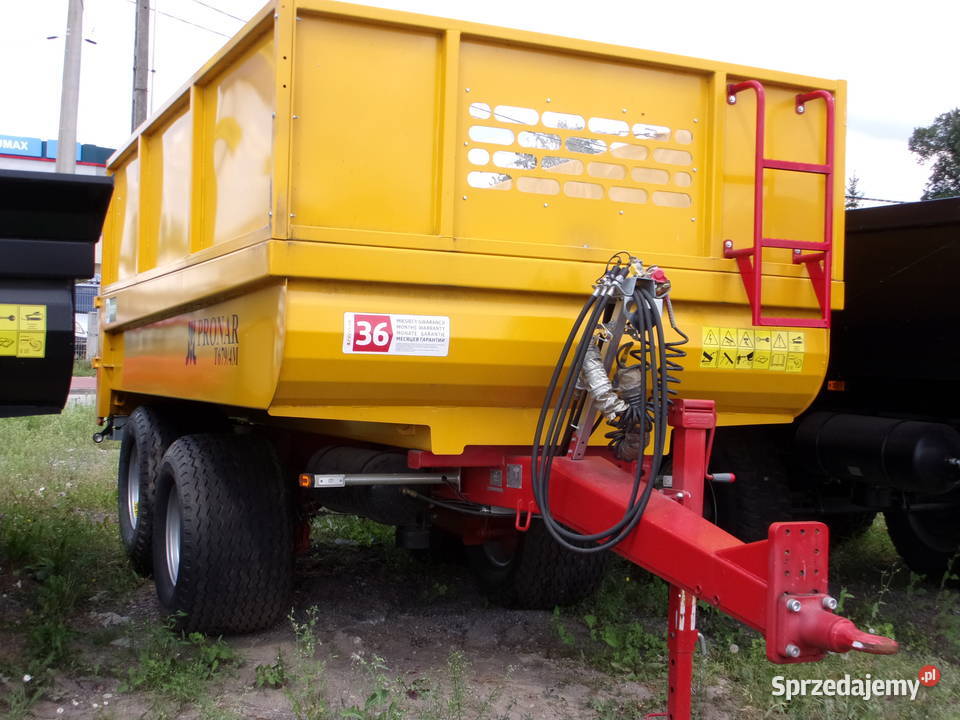 Przyczepa budowlana kamieniarka tandem T6794M Przyczepy rolnicze