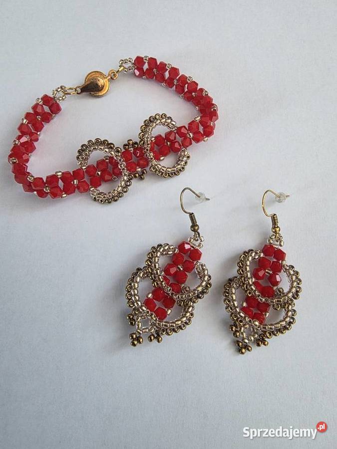 Bransoletka damska z kolczykami dł19 Tenczynek