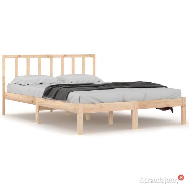 Rama łóżka lite drewno sosnowe 160 x 200 mazowieckie sprzedam