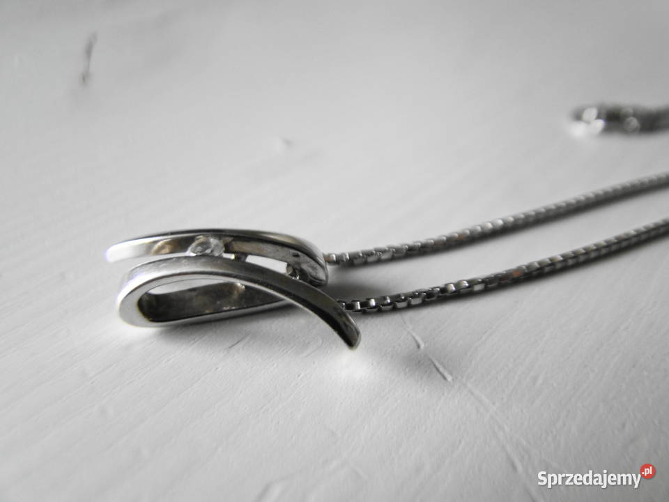 Klasyczny naszyjnik WKruk lata 90te srebro Warszawa
