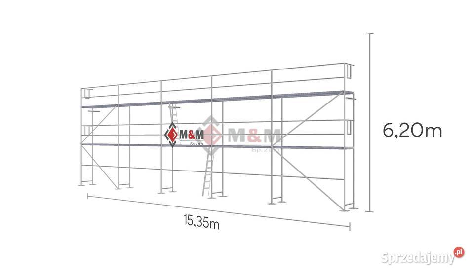 Rusztowanie elewacyjne 9517 używane 1535x62 m Stare Siołkowice