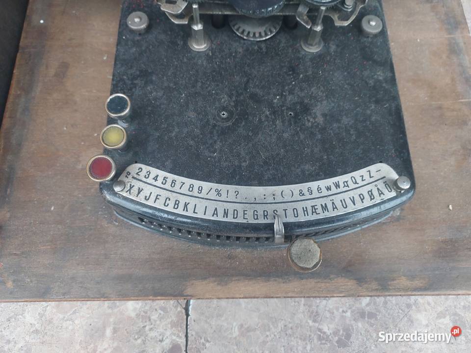 Stara maszyna do pisania Gundka Frolio Scripta Tczew sprzedam