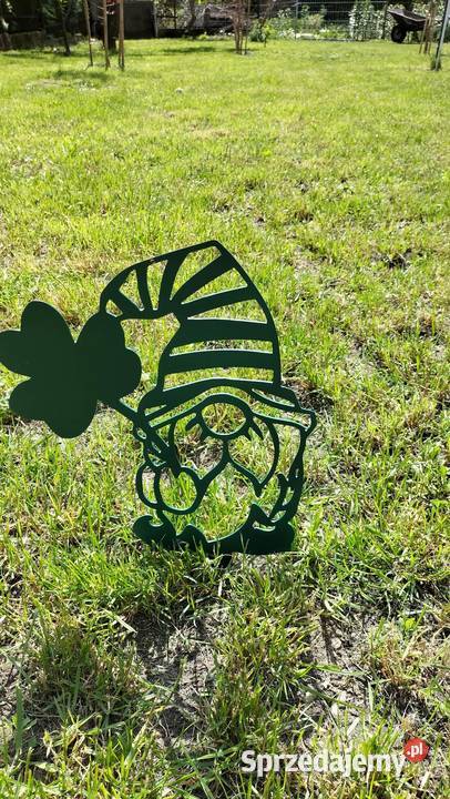 Metalowe ozdoby ogrodowe wbijane Rzemień sprzedam