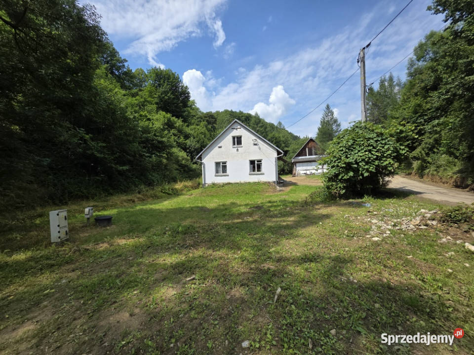 Działka BUDOWLANA i dom 31 ary Bieszczady Bóbrka Solina
