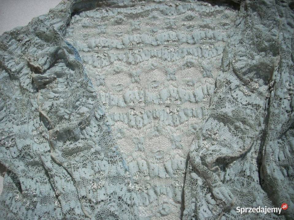 Bluzka wiązana Bolerko Koronka Falbanka 38 40 Nowy Sącz