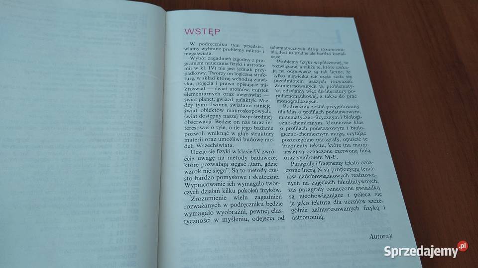 Fizyka z astronomią podręcznik liceum klasa 4
