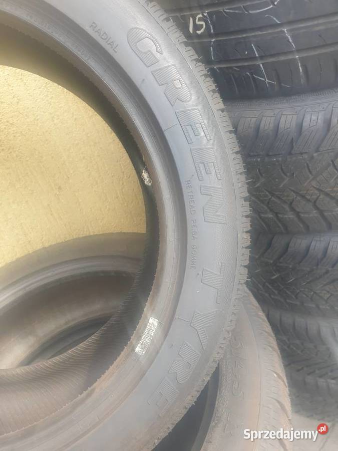 4 sztuki opon zimowych 22545 R17 9mm bieżnika warmińsko-mazurskie