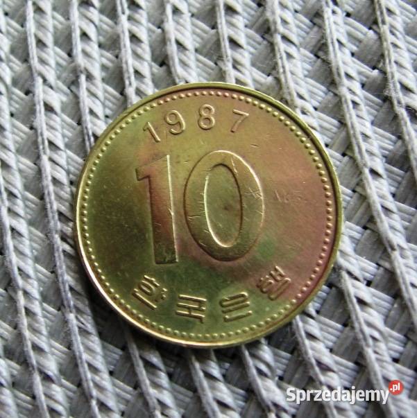 Korea 10 Won 1987r wielkopolskie Kalisz
