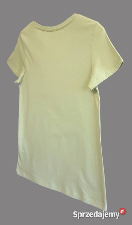 Damska bluzka oliwkowa z krótkim rękawem Moda i Styl Chrzanów