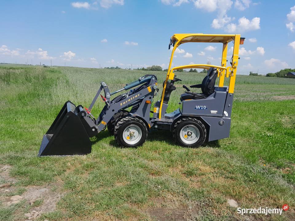 Wąska i zwrotna ładowarka EUROTRAC W10 I KUBOTA Grudziądz
