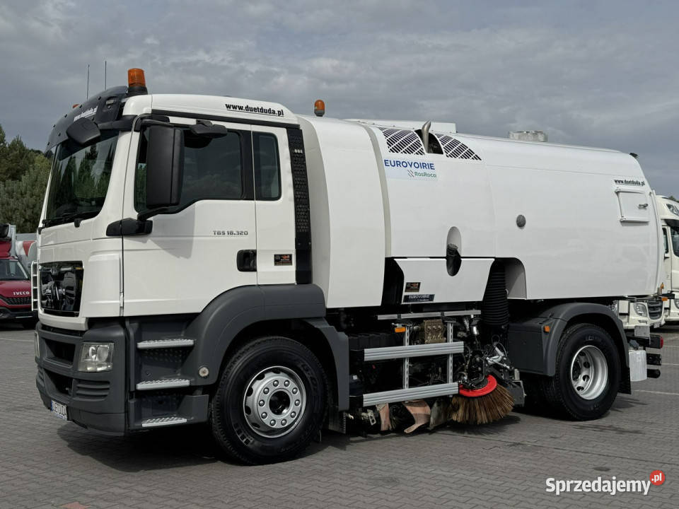 MAN TGS 18320 E5 BUCHER OPTIFANT 8000 Zamiatarka Widełki