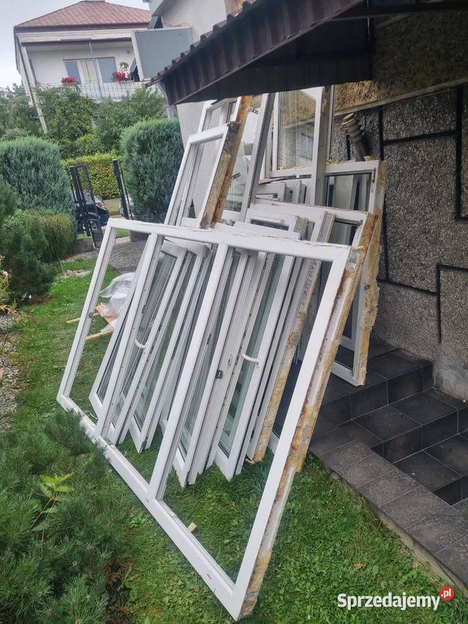 Okna plastikowe używane różne wymiary Słomniki