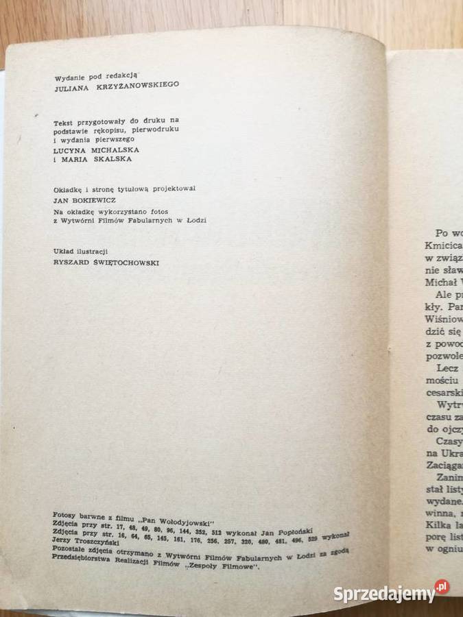 Pan Wołodyjowski Henryk Sienkiewicz mazowieckie Warszawa