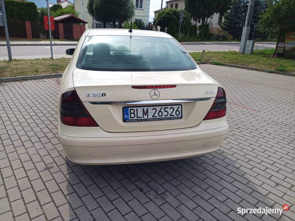 Mercedes W211 E220CDI sedan nieuszkodzony podlaskie Białystok