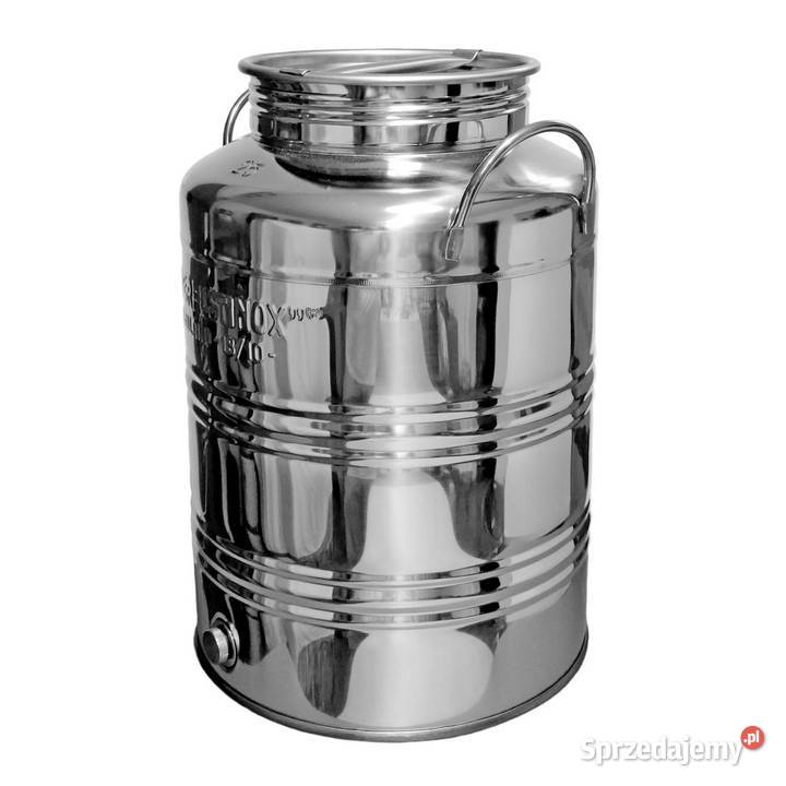 Pojemnik zbiornik hermetyczny nierdzewny do wina