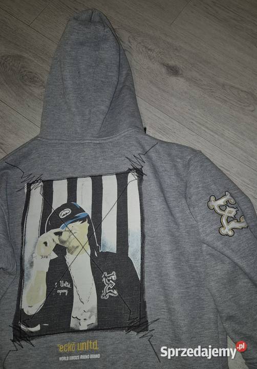 Bluza chłopiec Ecko kaptur szara 140 1012 lat Łódź