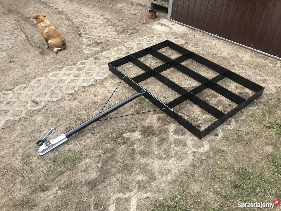 Niwelator ciągany zaczepiany równiarka ogrodowa Olkusz
