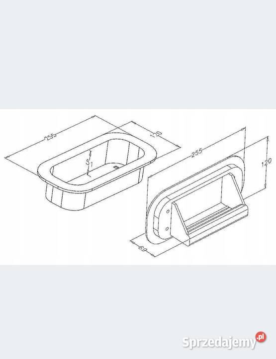 KASETA UCHWYT POCHWYT do bram segmentowych mazowieckie Zabrodzie