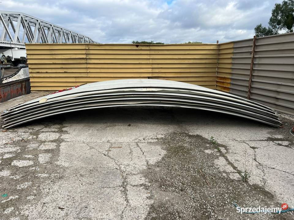 Blacha Łukowa samonośna na halę wiatę silos Szczecin