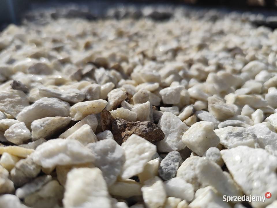 Kamień ogrodowy Cristal White 816 mm Biały Radzymin