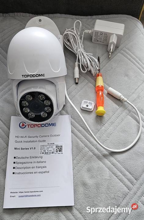 Zewnętrzna kamera nadzorująca WiFi obrót kamery Brzesko