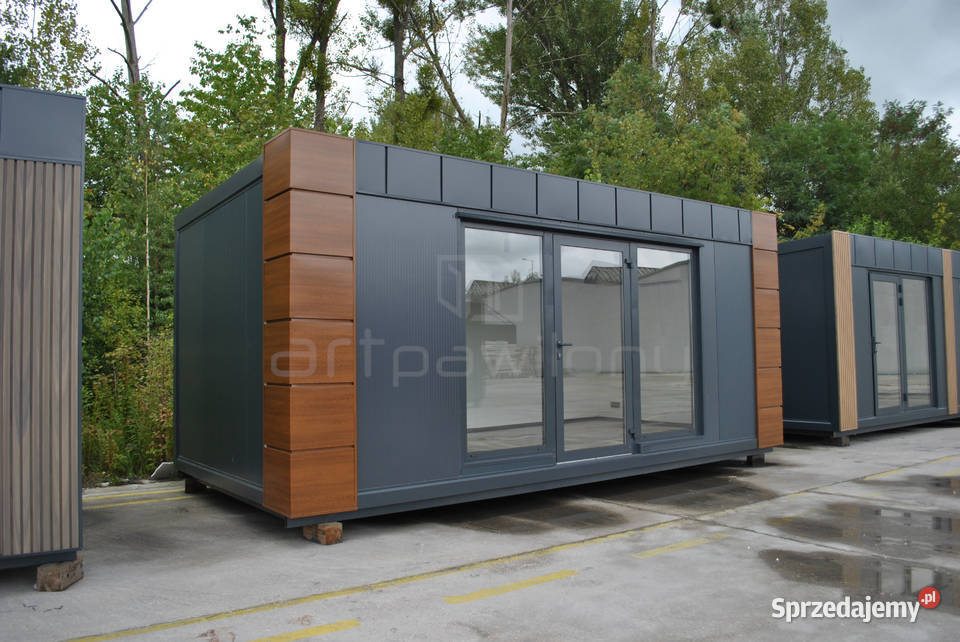 Kontener biurowy 6x3 Pawilon handlowy ręki Bydgoszcz