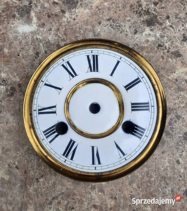 460 Tarcza starego zegara ściennego miniatury 123mm 57/33