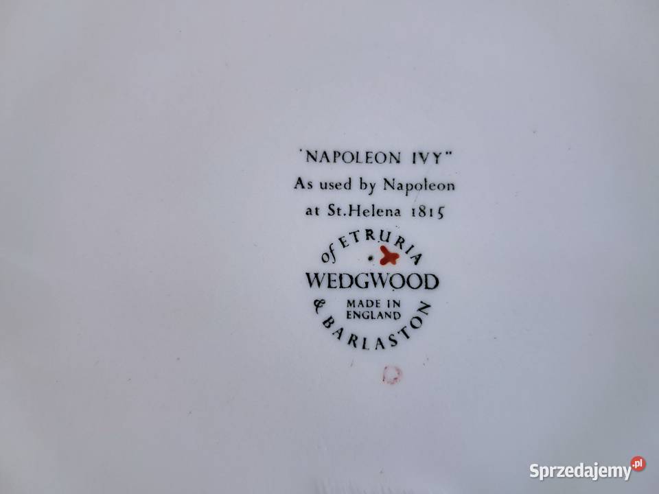 Wedgwood Napoleon Ivy owalny półmisek patera 325 Strzelce Krajeńskie