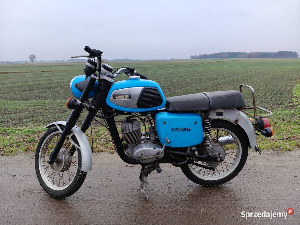 MZ TS 125 DE LUXE 1985r z dokumentami do pozostałe Nowe Skalmierzyce
