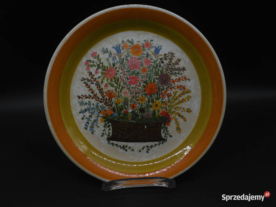 Ceramiczny Włoski talerz malowany sprzedam