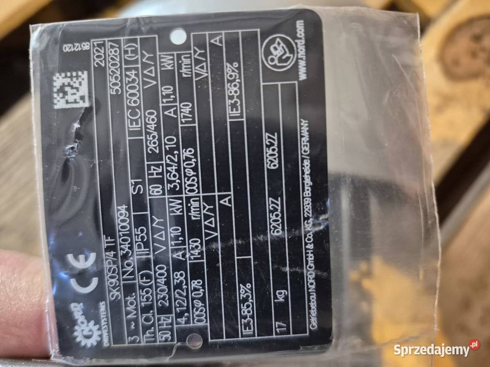 Silnik NORD SK90SP4 TF 11 kW NOWY Produkcja Rybnik