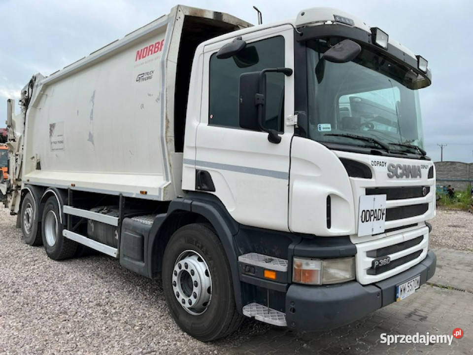 śmieciarki Scania P360 P360 Śmieciarka Zabudowa 360KM Sokołów sprzedam