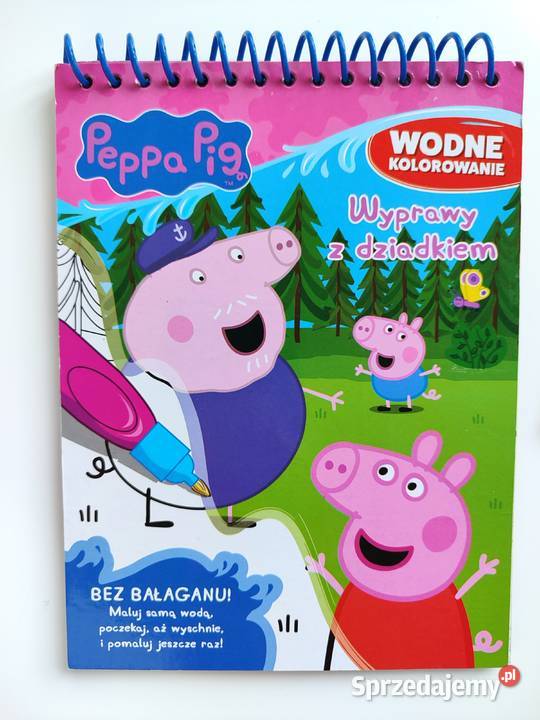 3 Pack wodnych kolorowanek Psi Patrol Świnka Katowice