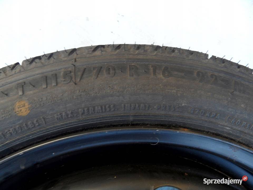 OPEL VECTRA C koło dojazdowe 1157016 92M 5x110