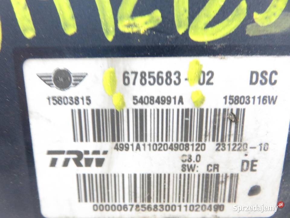 POMPA ABS MINI MINI R56 6785683 54084991A osobowe