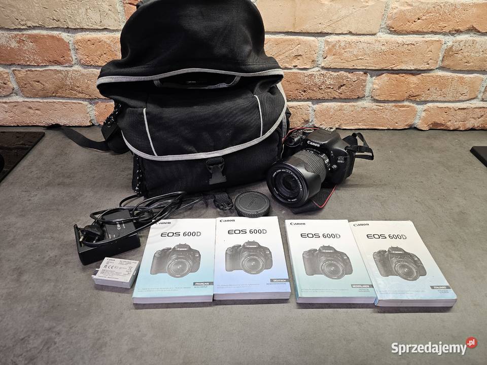 Canon EOS 600D Canon EFS 18135 Torba Aparaty