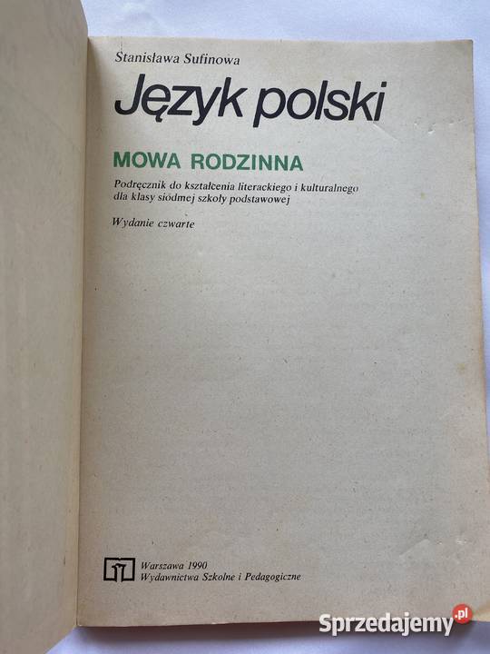 Jezyk Polski 7Mowa rodzinna S Sufinowa miękka Lublin