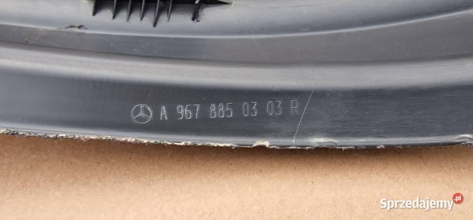 MERCEDES ATEGO ZDERZAK OKULAR NAROŻNIK ORYGINAŁ ciężarowe lubuskie Bieleń