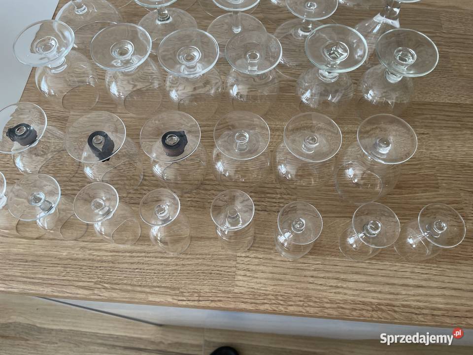szkło kieliszki do alkoholi PRL Pruszcz Gdański