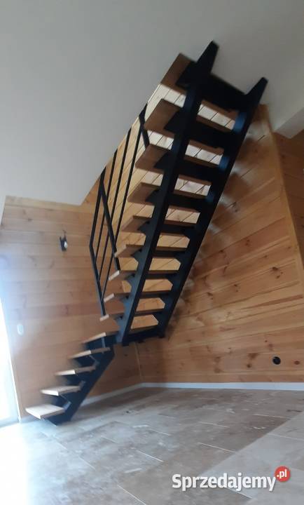 Schody konstrukcjia stalowa barierki Krynka