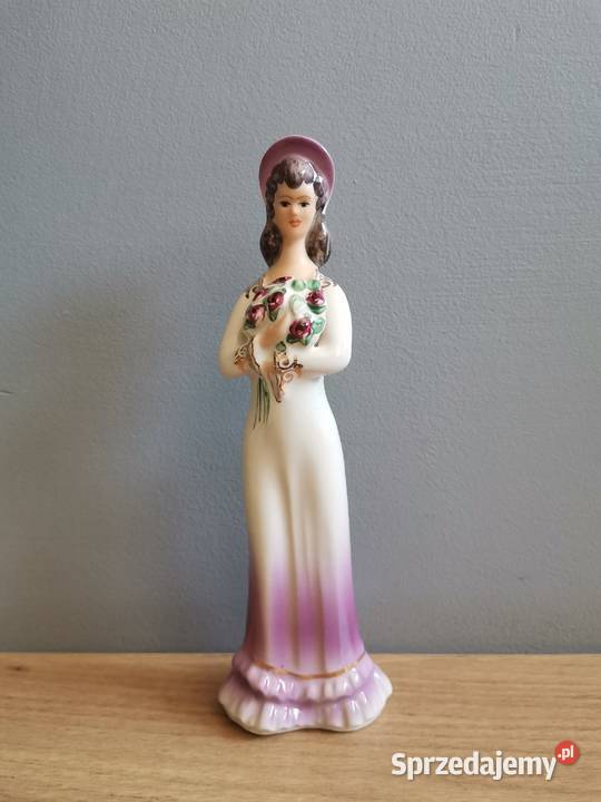 Stara figurka porcelanowa Dama z Kwiatami Katowice