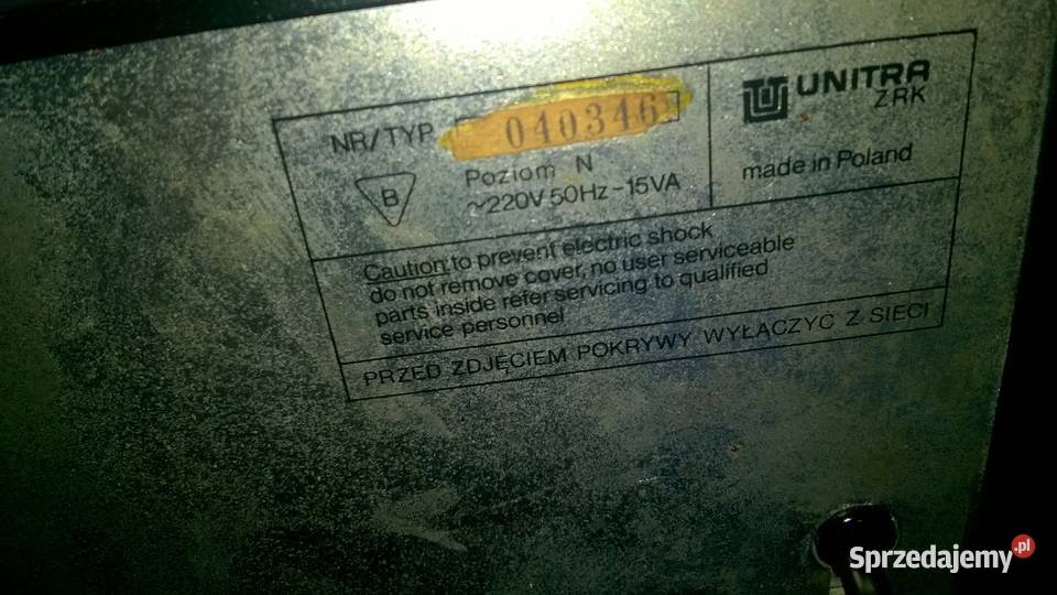 UNITRA unikatowy sprzet wielkopolskie Pobiedziska