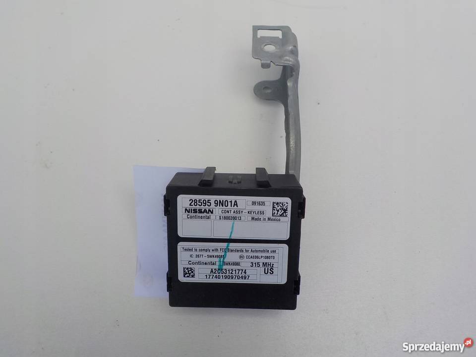 MODUŁ STEROWNIK KEYLESS 315 MHz NISSAN MAXIMA osobowe Nowy Tomyśl