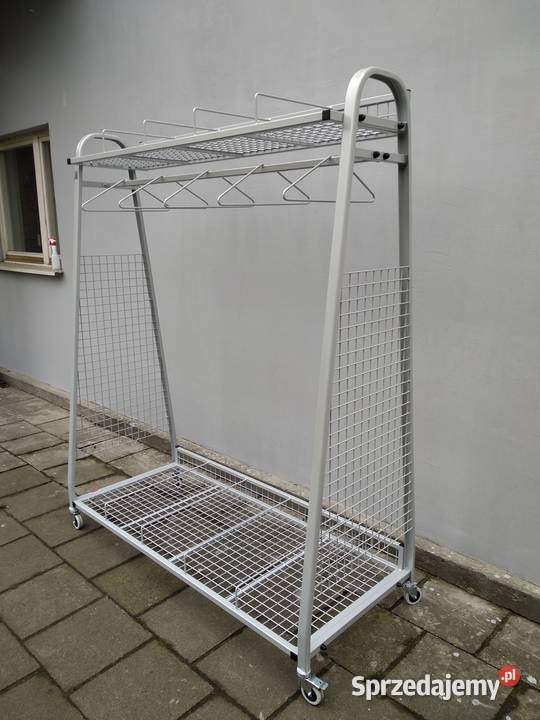 Wieszak wielostanowiskowy do szatni strażackiej