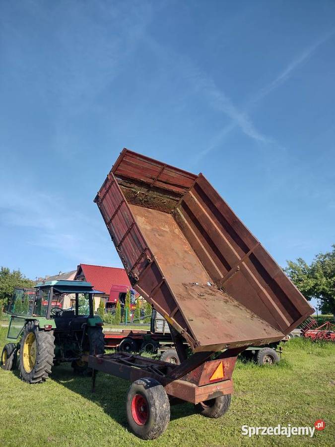 Przyczepa rolnicza Tim jednoosiowa wysokiego