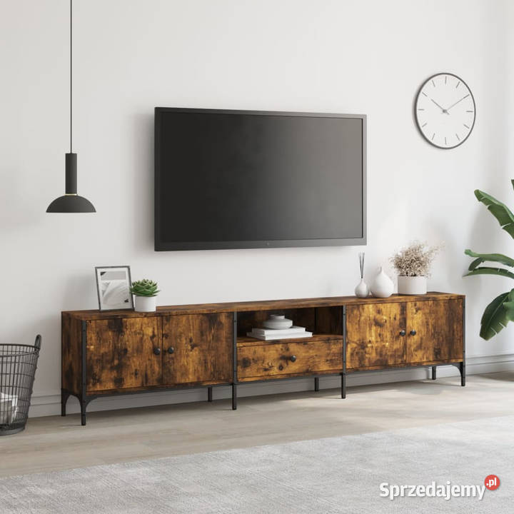 Szafka pod TV z szufladą przydymiony dąb RTV Warszawa sprzedam